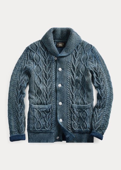 Cárdigan Ralph Lauren Hombre Azules - Aran Cotton - BUDZL1947